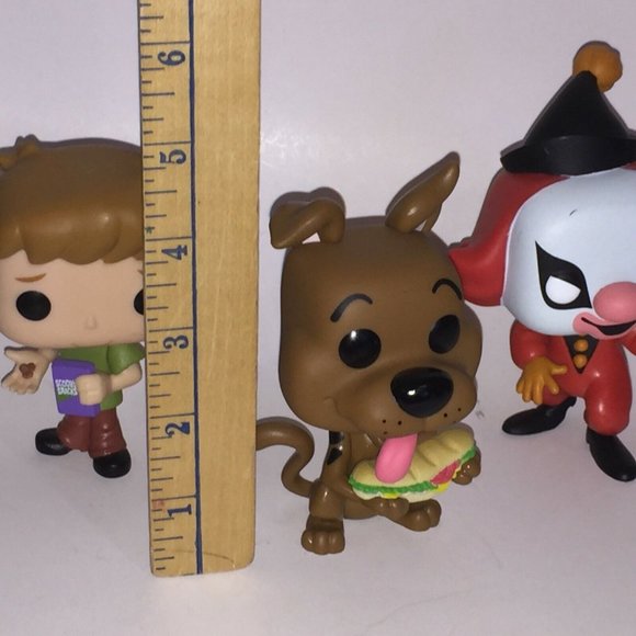 Funko Pop Animation - Scooby-Doo! - Ghost Clown - 627  Funko POP! Animation ~ Scooby-Doo & GHOST CLOWN, SHAGGY VINYL FIGURE ~ Lot of 3